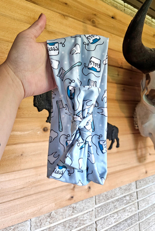 Flossy Faux Bow Headband