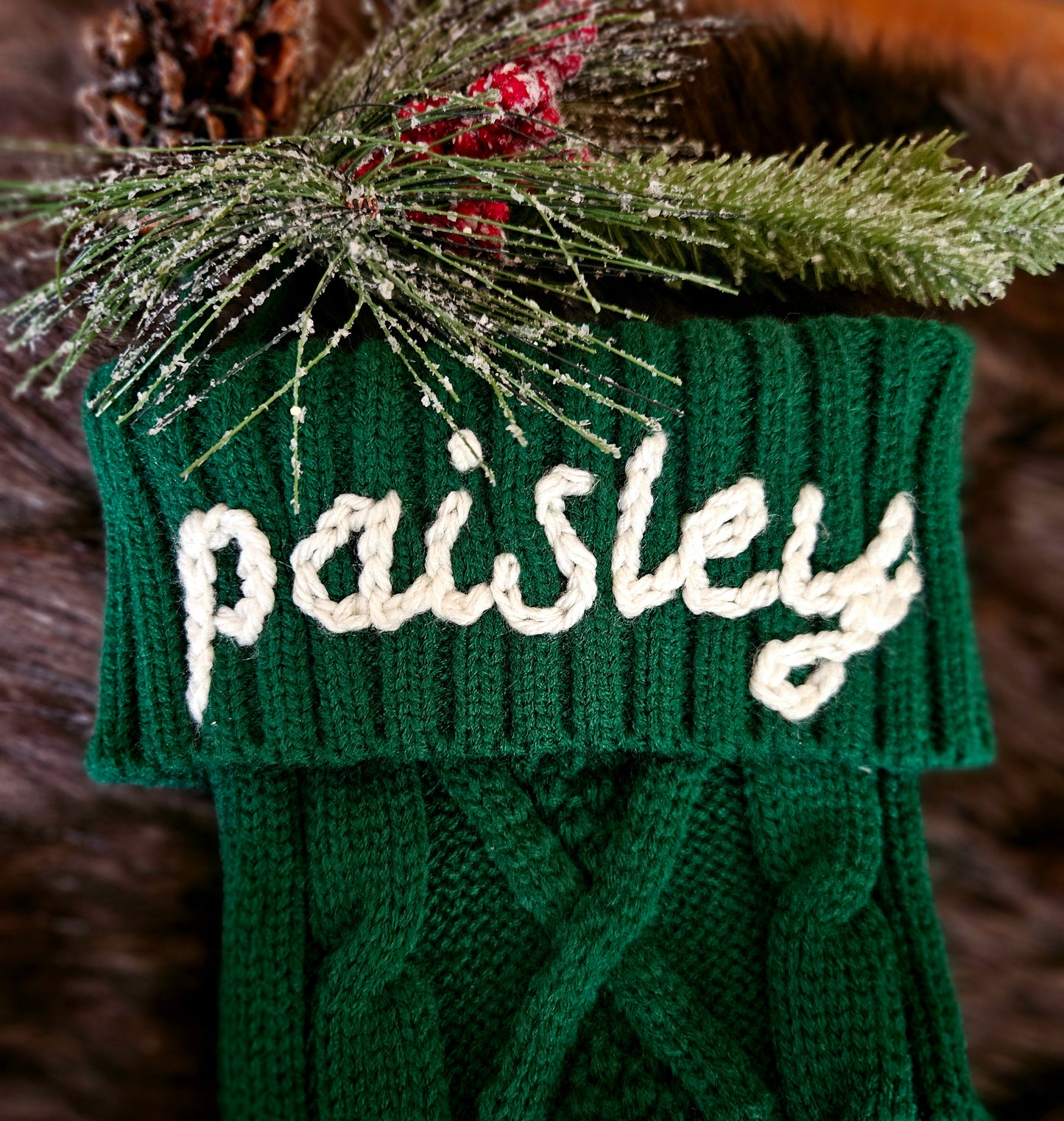 Custom Embroidered Stocking