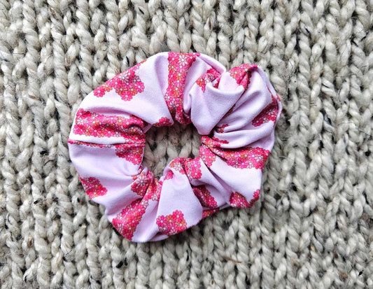 Floral Cross Scrunchie